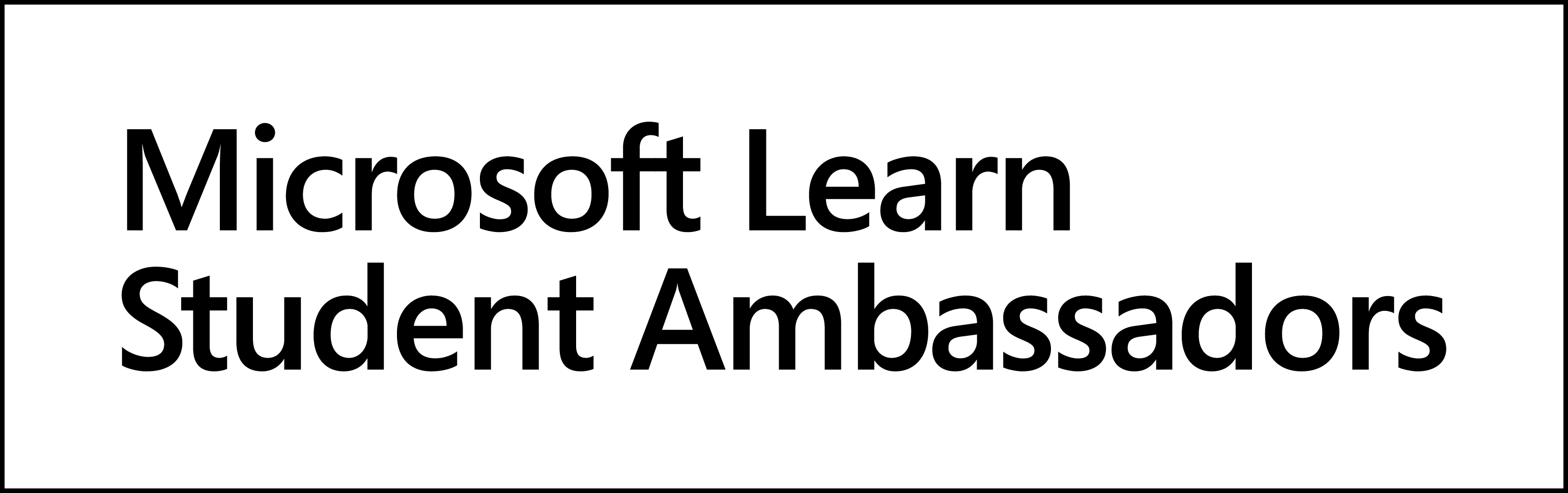 Microsoft Learn Student Ambassador